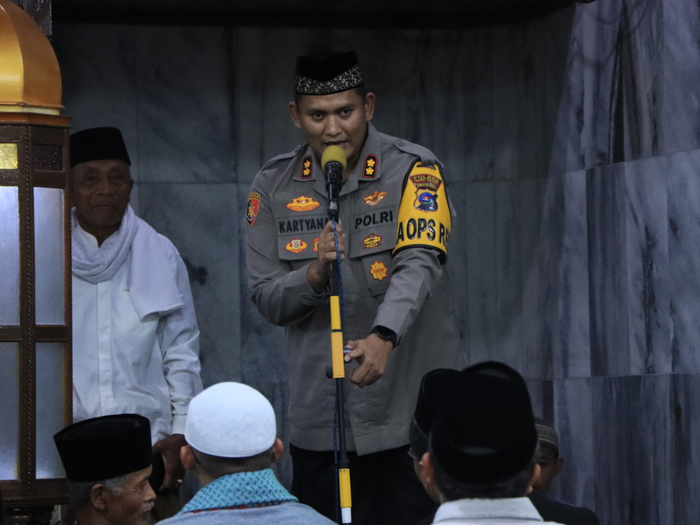 Kapolres Padang Panjang Dampingi Kapolda Sumbar Dalam Kunjungan Tim Safari Ramadhan Provinsi 